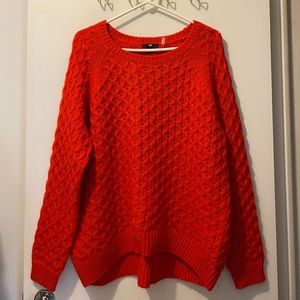 | H & M | Red Knit Sweater